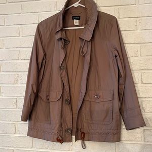 J-Crew Spring Jacket 🤍 Snap closure, size 2